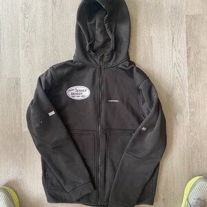 Truewerk M2 Full Zip Hoodie, Black with Trade Patch